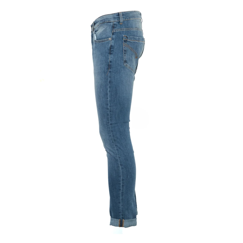 Dondup Blauwe Skinny Stretch Denim Jeans Blue Heren