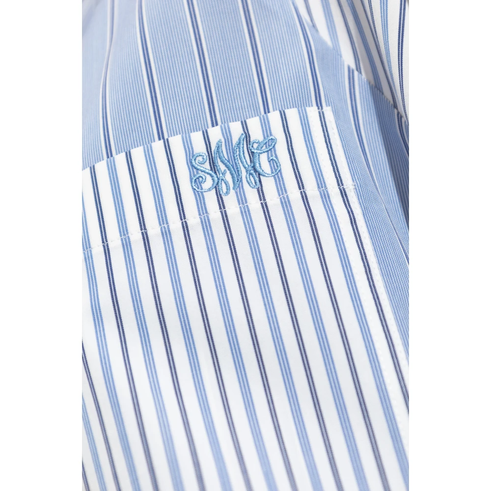 Stella Mccartney Overhemd met zak Blue Dames