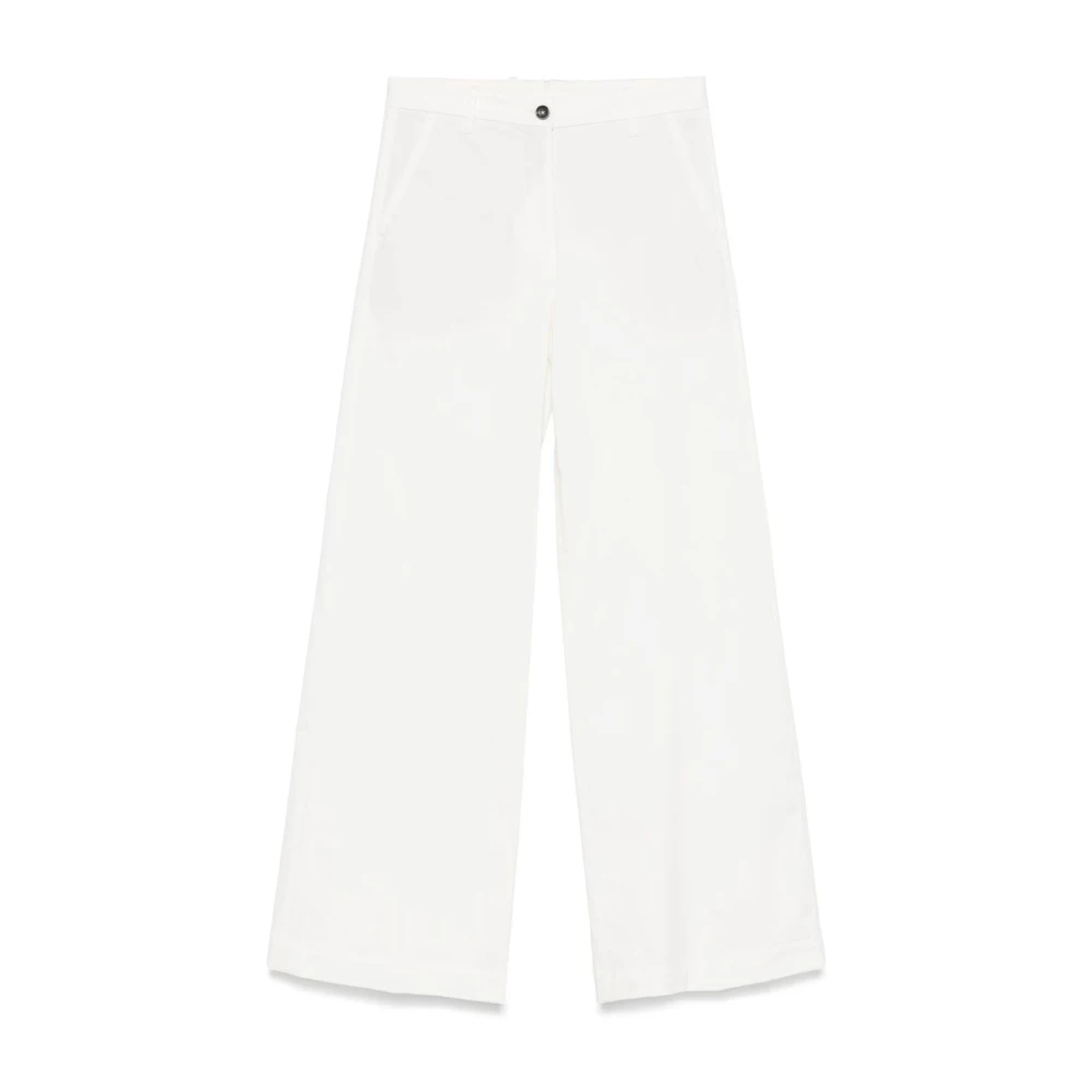 Nine In The Morning Witte Wijde Broek voor Vrouwen White Dames