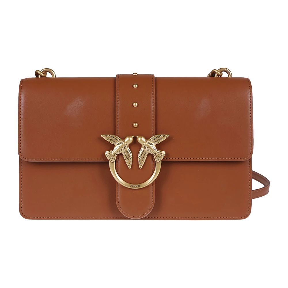 Pinko Klassieke Liefde Simpele Tas Brown Dames