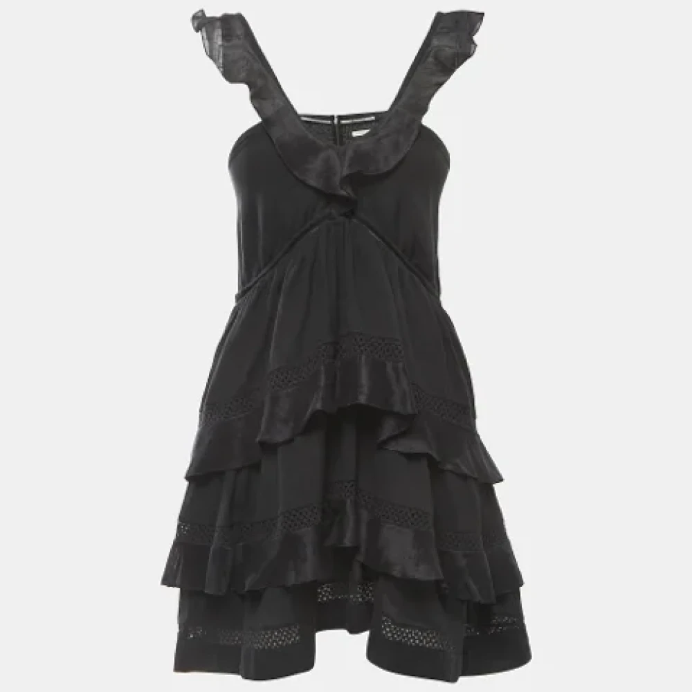 Isabel Marant Pre-owned Cotton dresses Black Dames