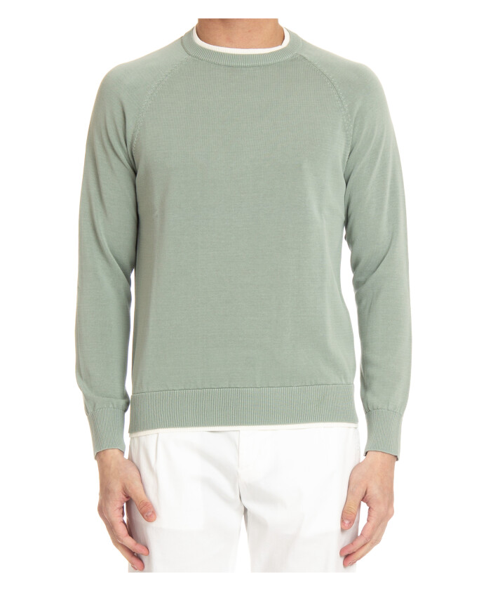 pull-raglan-vert-en-coton