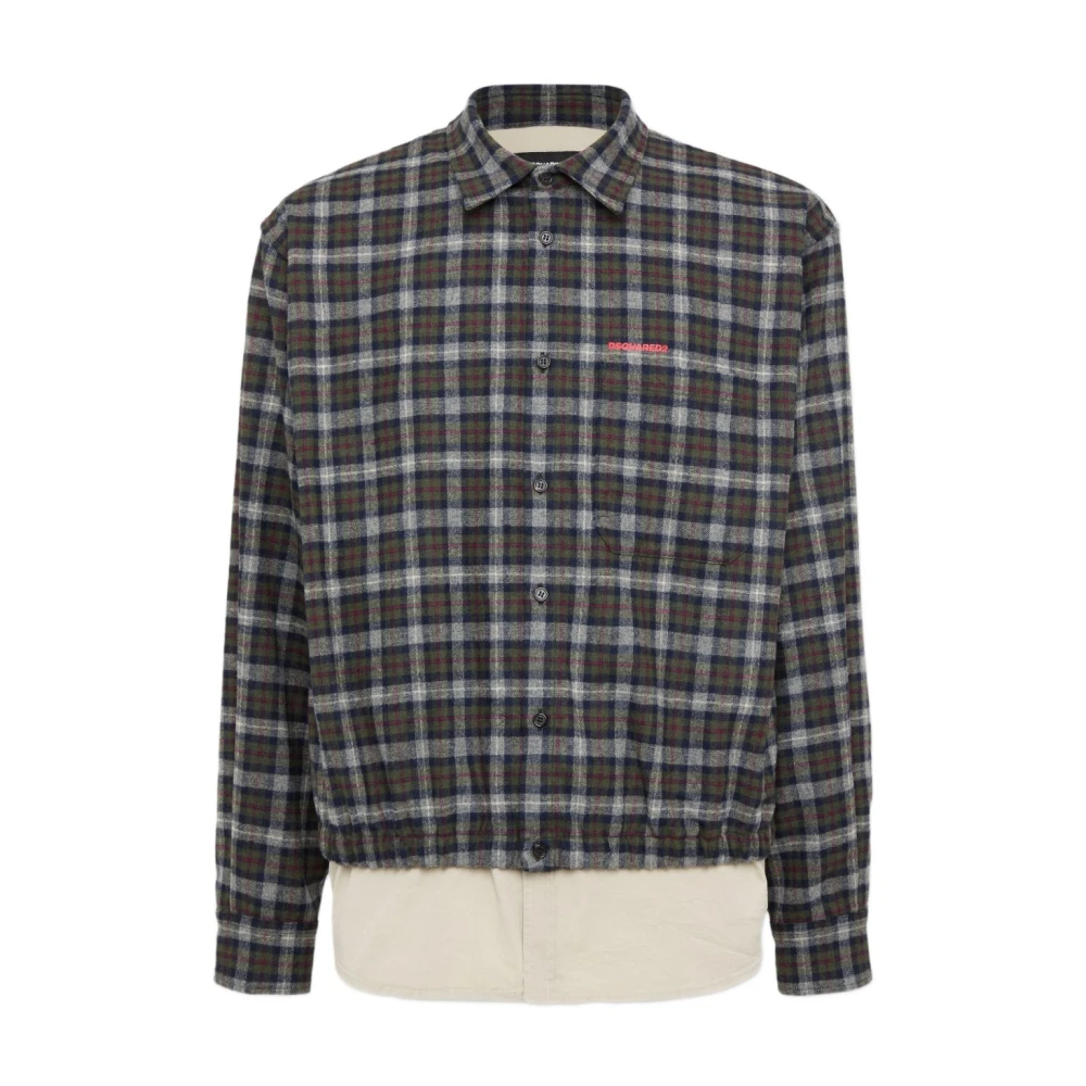 Dsquared2 Men's Black Casual Shirts, M, Casual Shirts