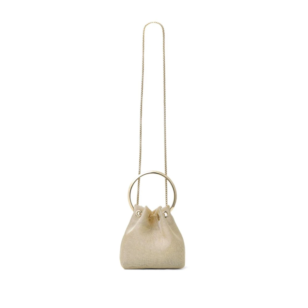 Jimmy Choo Gouden Bon Bucket Tas Yellow Dames