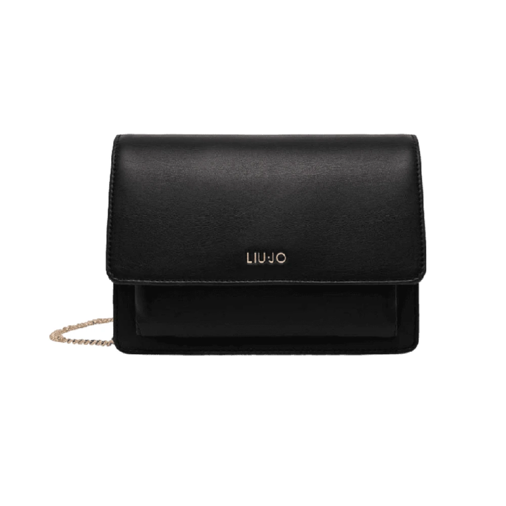 Liu Jo Zwarte Crossbody Tas E0002 Black Dames