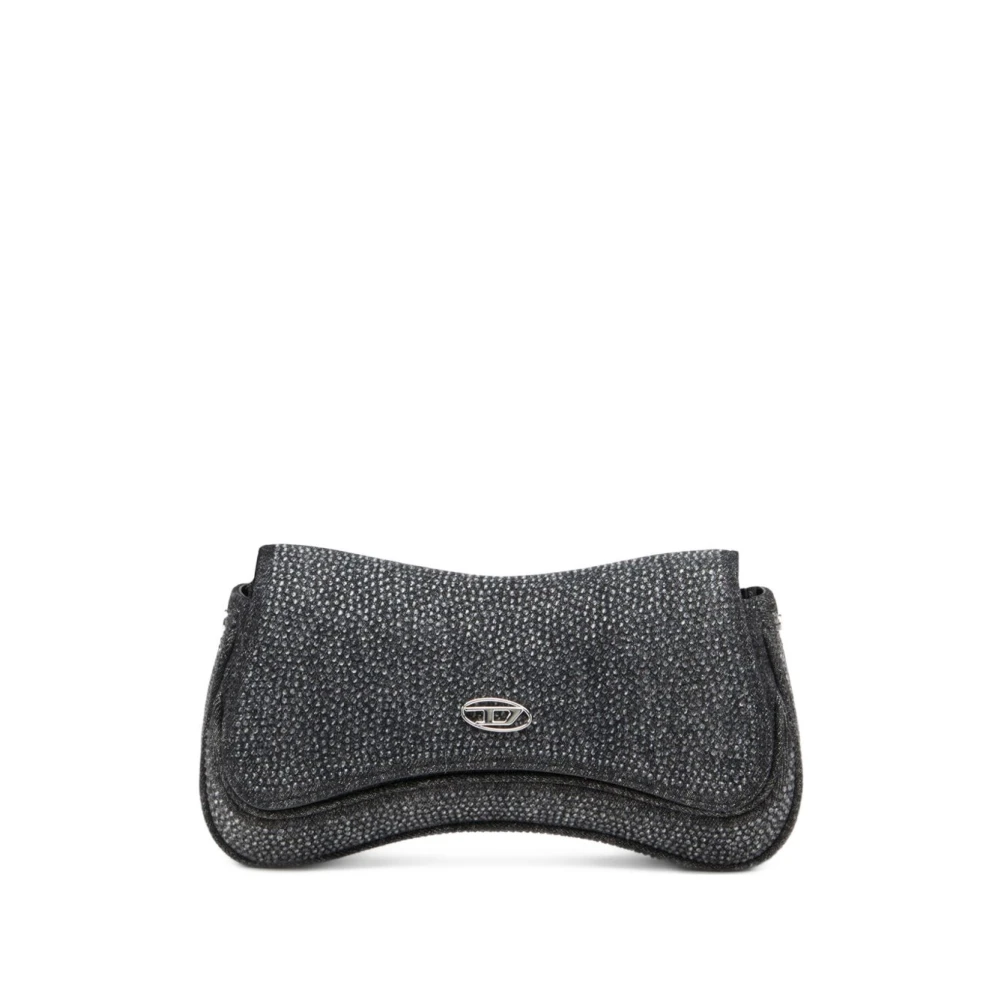 Diesel Women's Black Shoulder Bags, One Size, Stylish Bags Collection