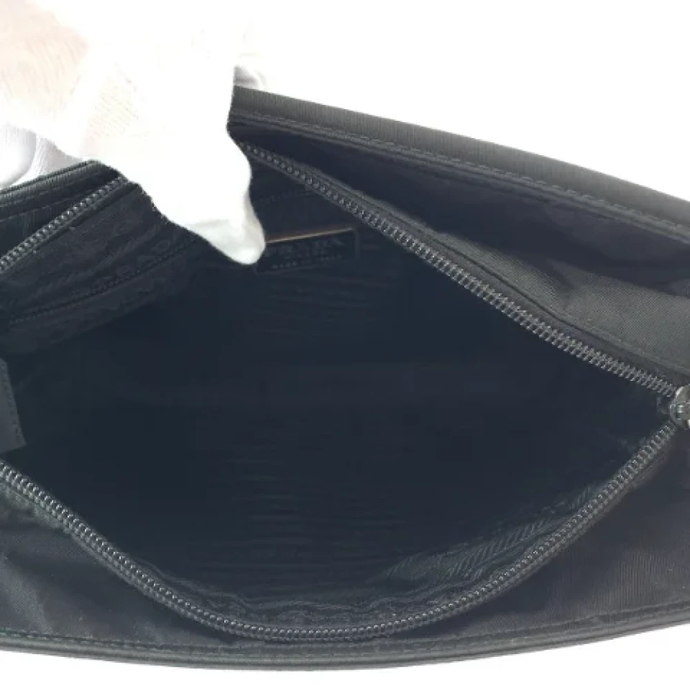 Prada Vintage Pre-owned Canvas totes Black Dames