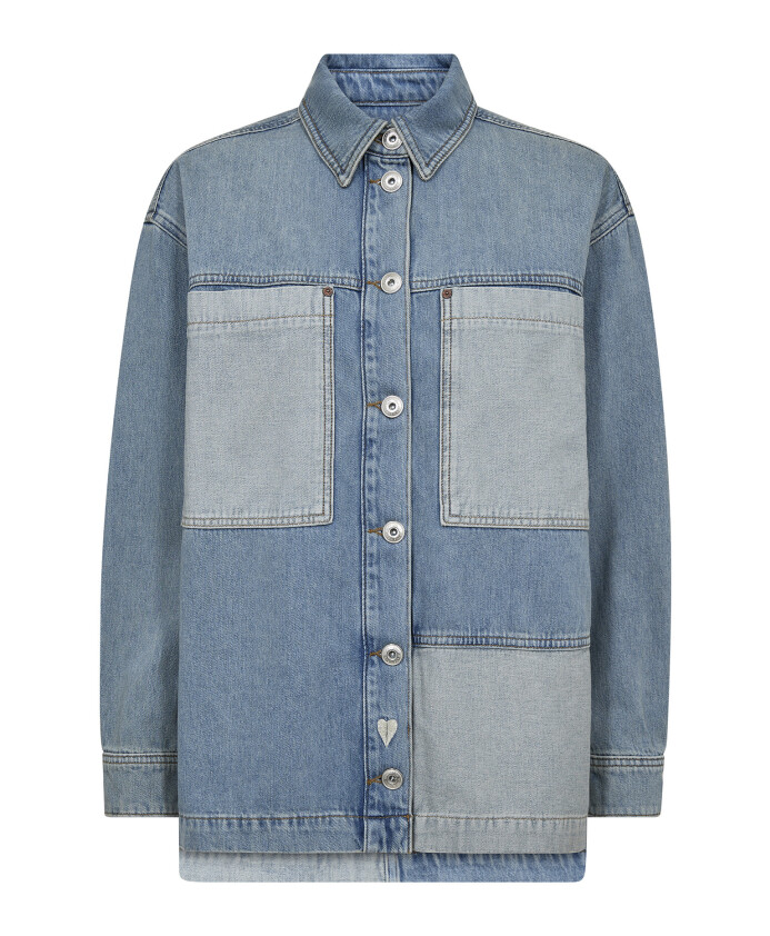 chemise-en-denim-a-blocs-de-couleur