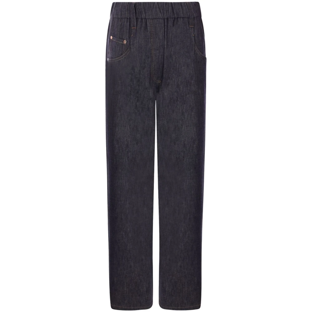 BRUNELLO CUCINELLI Blauwe Broek Blue Dames