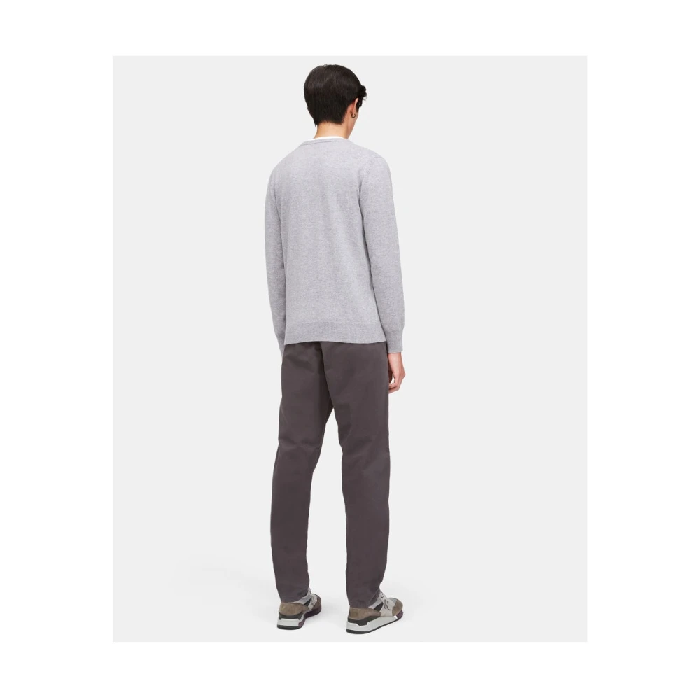 Aspesi Cozy Cashmere Crewneck Sweatshirt Gray Heren