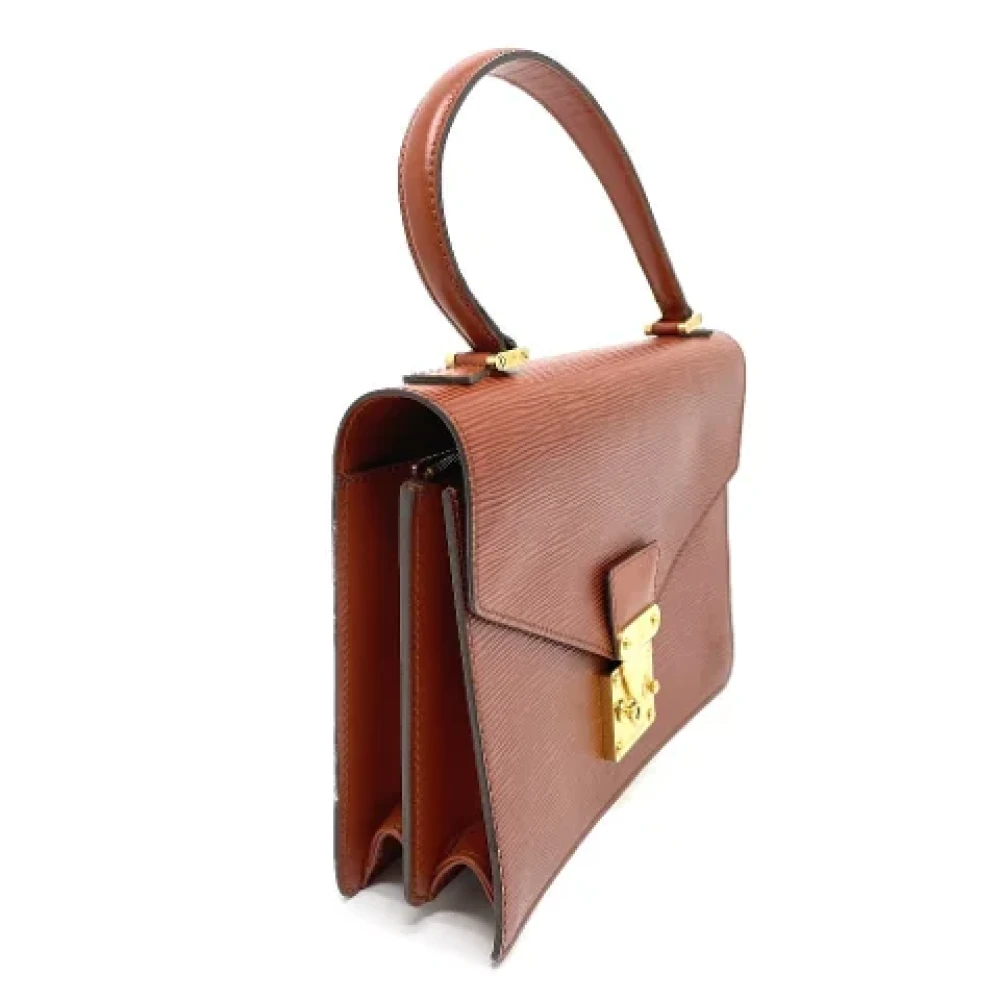 Louis Vuitton Vintage Pre-owned Leather louis-vuitton-bags Brown Dames