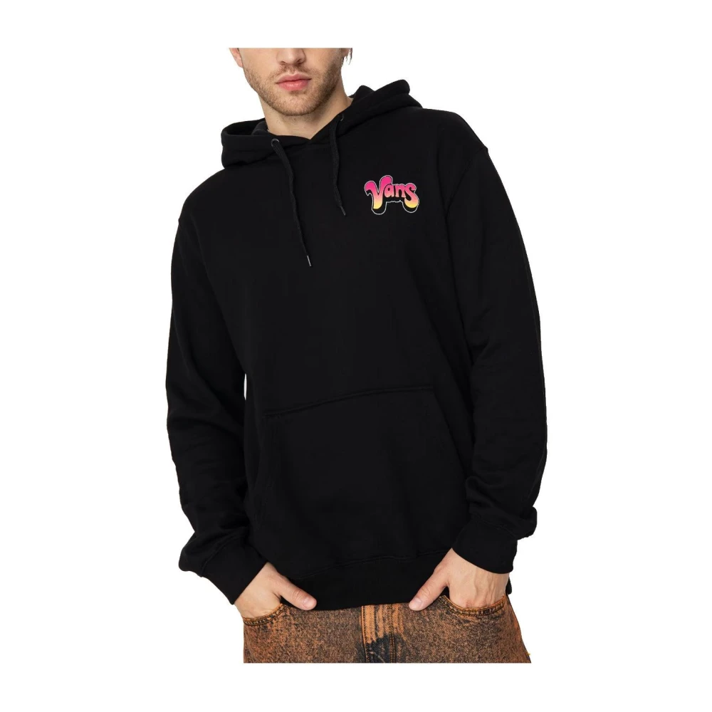 Vans Men's Black Urban Style Hoodie With Unique Print - Hoodies - Xl - Sweatshirts & Hoodies