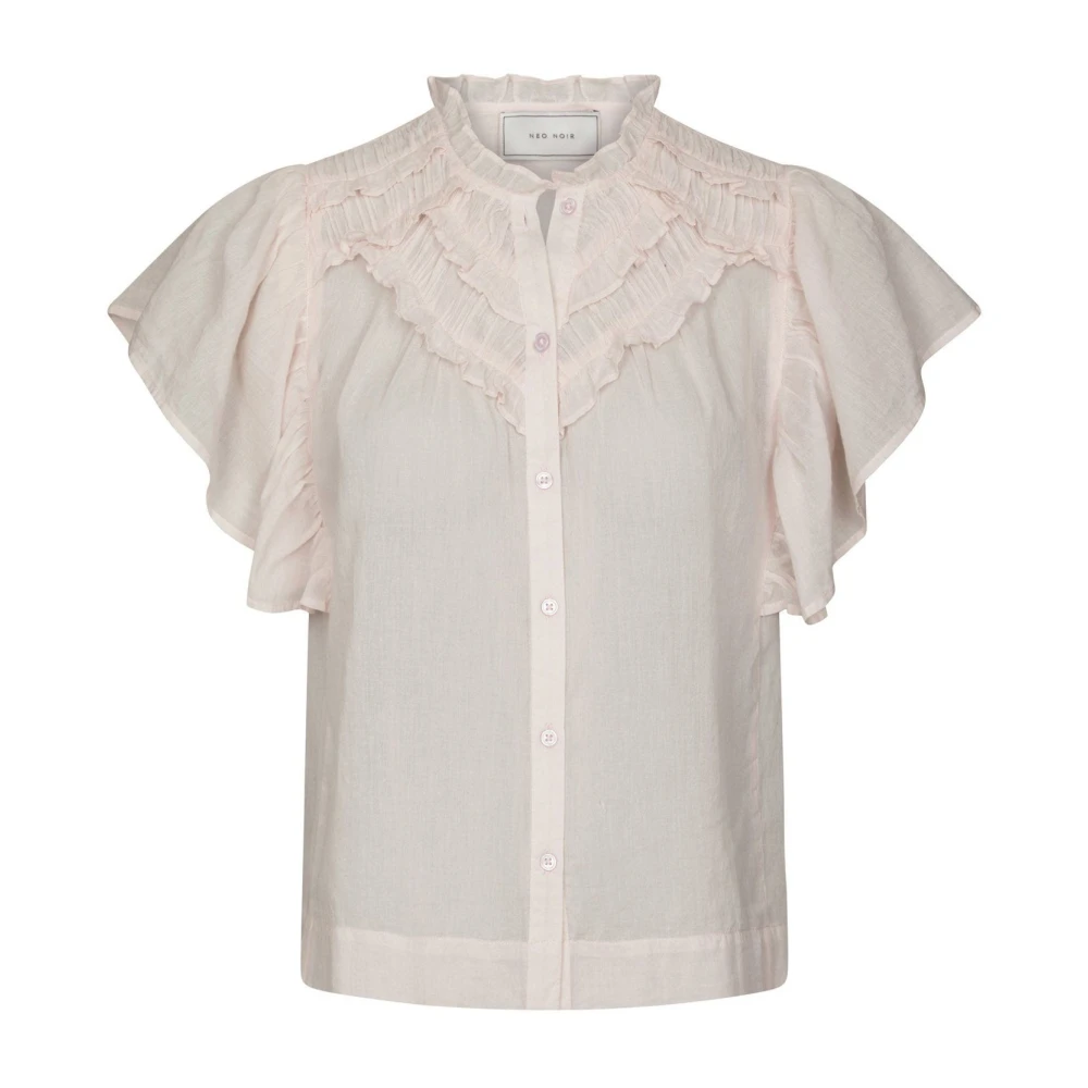 Neo Noir Vrouw Roze Overhemden Dames, L, Blouses