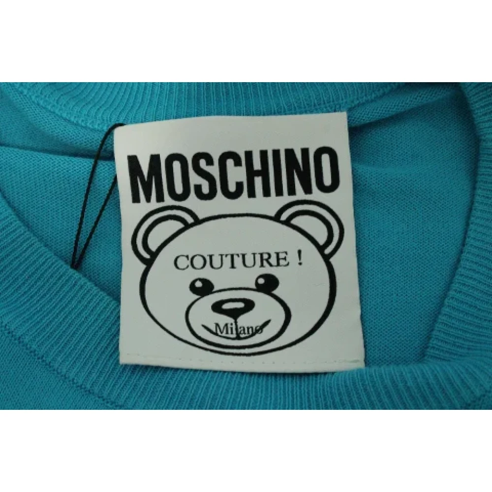 Moschino Pre-Owned Pre-owned Cotton outerwear Blue Dames