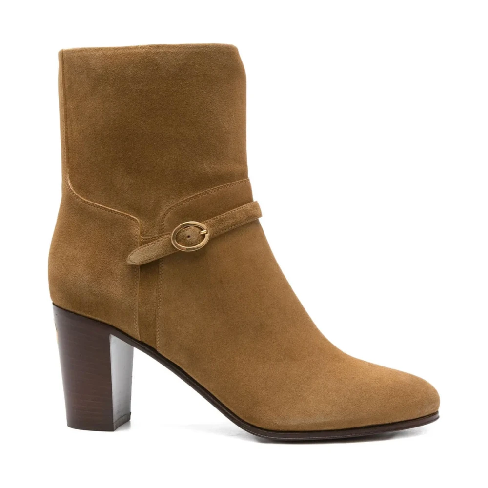 Valentino Garavani Bootie - Female - Heeled Boots - Green - 5 1/2 Uk - Shoes