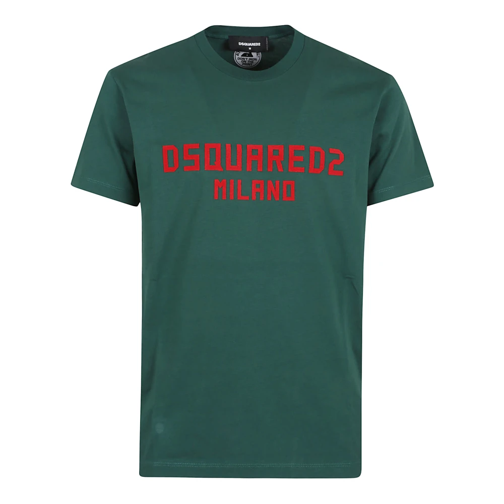 Dsquared2 Groen T-shirt voor mannen Green Heren