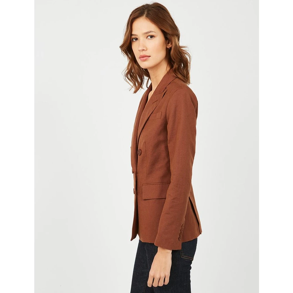 Ines De La Fressange Paris Maurice bruine jas Brown Dames