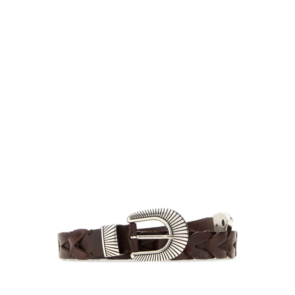Golden Goose Vrouw Bruin Accessoires Dames, 75 Cm, Leer, Riem Juno