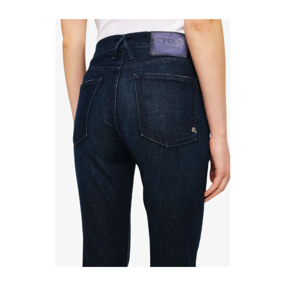Cycle Bootcut Jeans Kate Crop Blue Dames