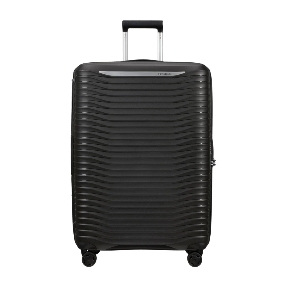 Samsonite Unisex Black Durable Upscape Trolley Suitcase - Suitcases - One Size - Suitcases