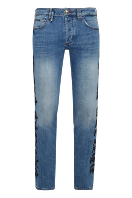 Straight Cut Gothic Plein Jeans