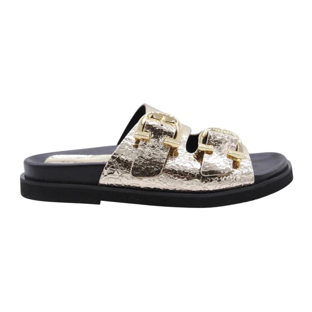 Ctwlk. Women's Yellow Sliders, 3 Uk, Comfortable Slipper For Everyday Wear