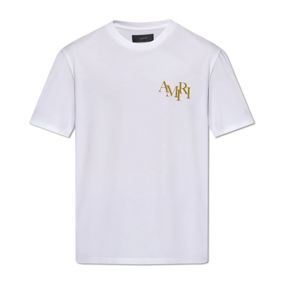 Amiri T-shirt met logo White Heren