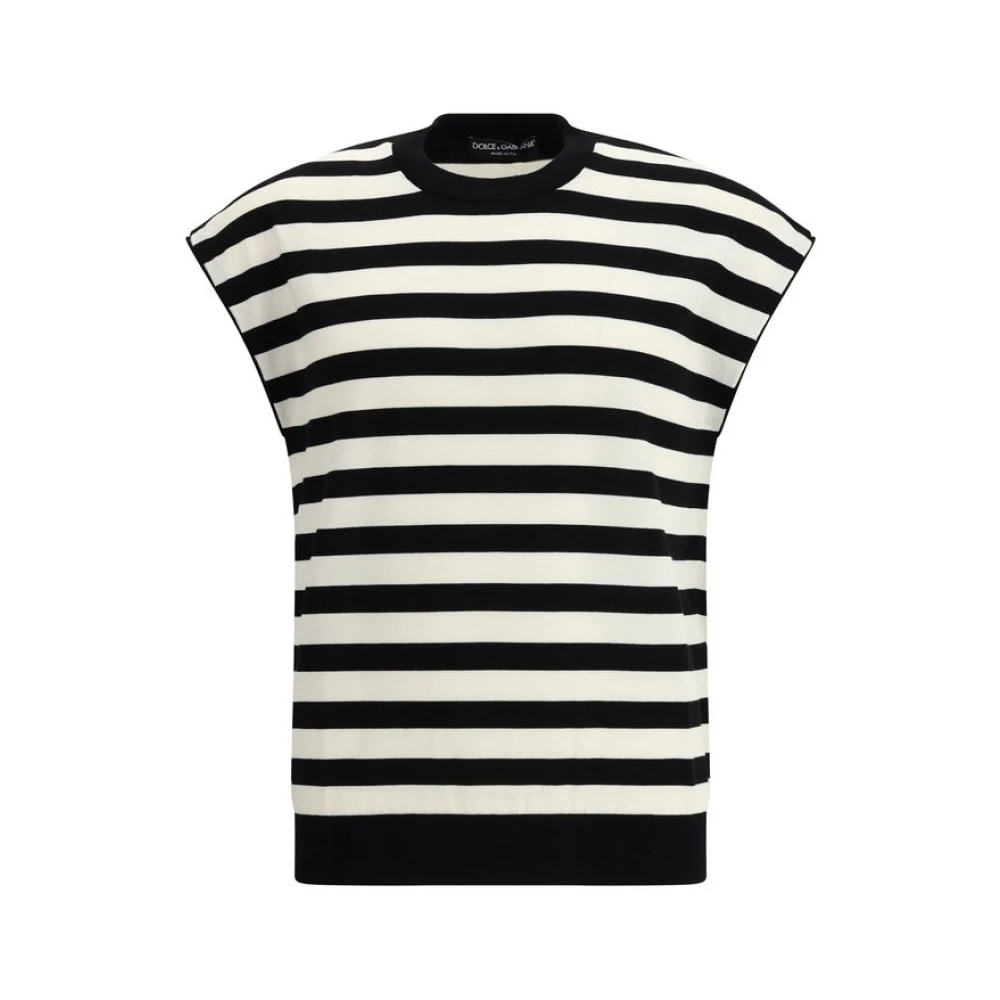 Dolce & Gabbana Men's Striped Knit Vest
