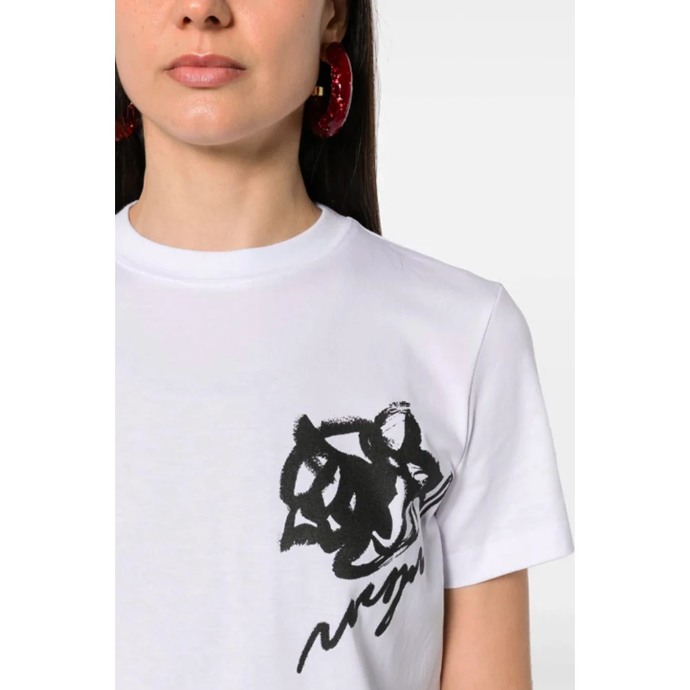 Msgm Witte T-shirts en Polos White Dames