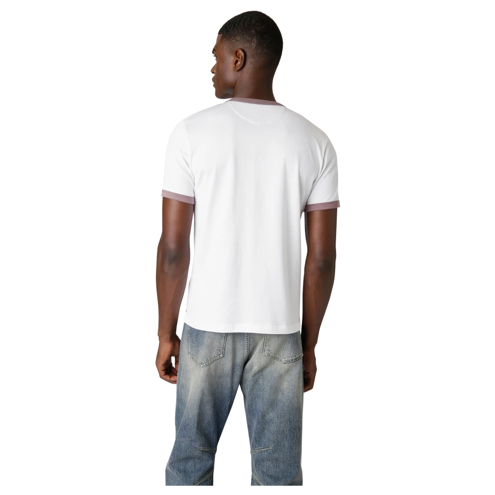 Eleventy Jersey Katoen Ronde Hals T-Shirt White Heren