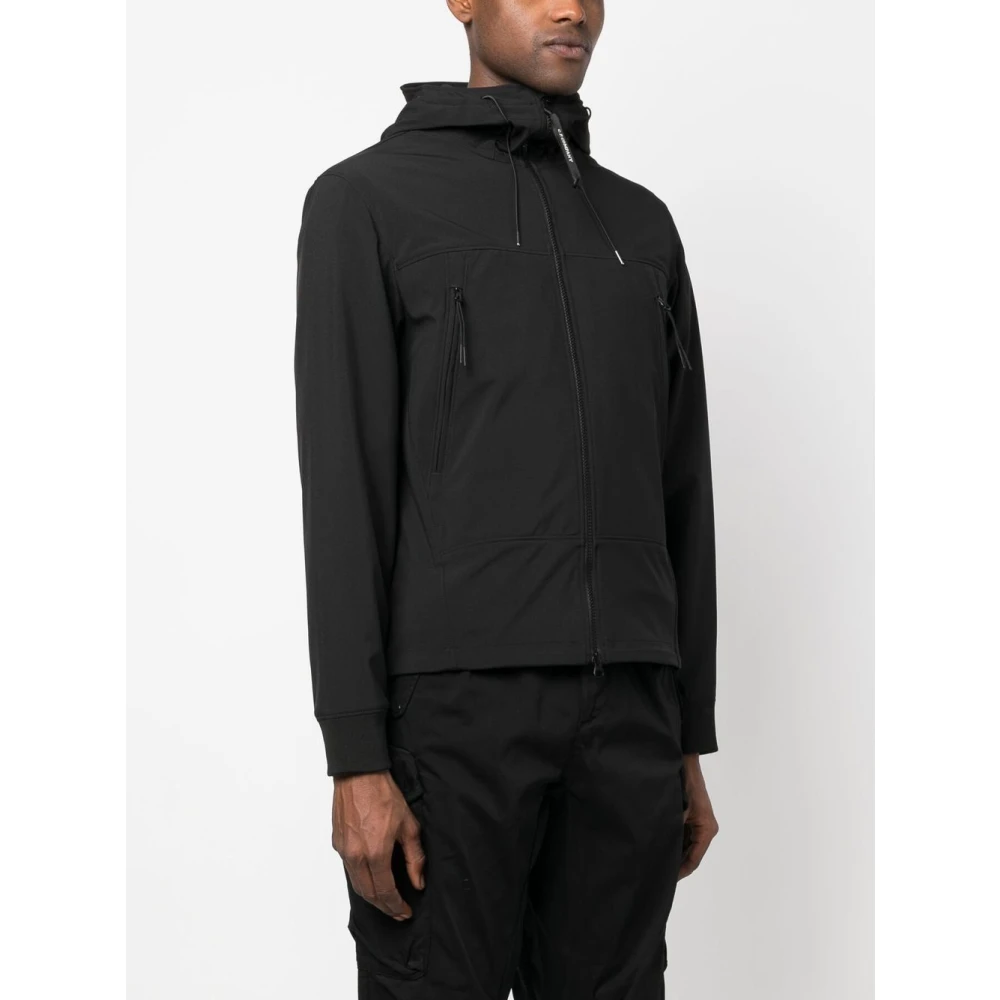 C.P. Company Zwarte Jassen voor Mannen Black Heren