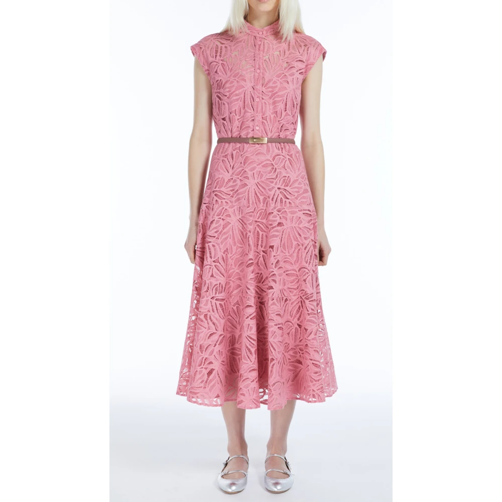 Max Mara Studio Roze Kabuki Jurken Pink Dames
