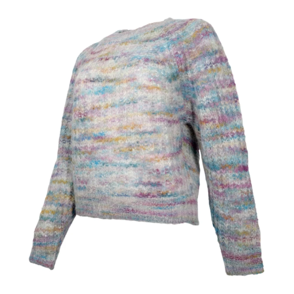 Hugo Boss Multicolor Alpaca Trui Relaxte Pasvorm C_Fiambella Multicolor Dames