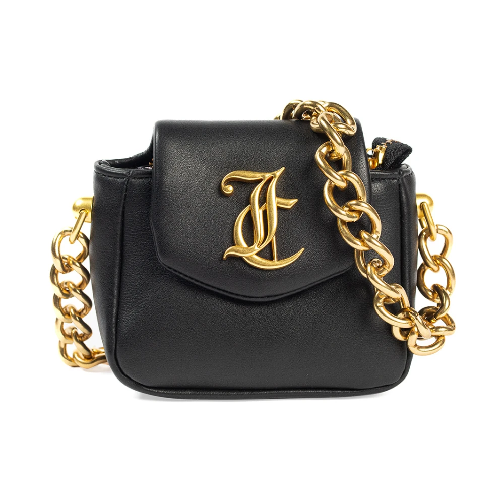 Juicy Couture Elegante Mini Zwarte Schoudertas Black Dames