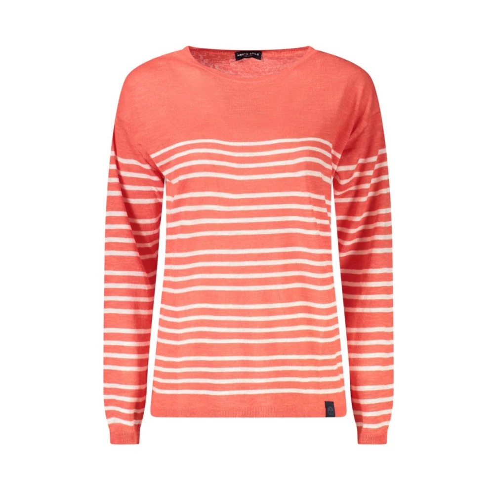 North Sails Women's Red Cotton Sweater