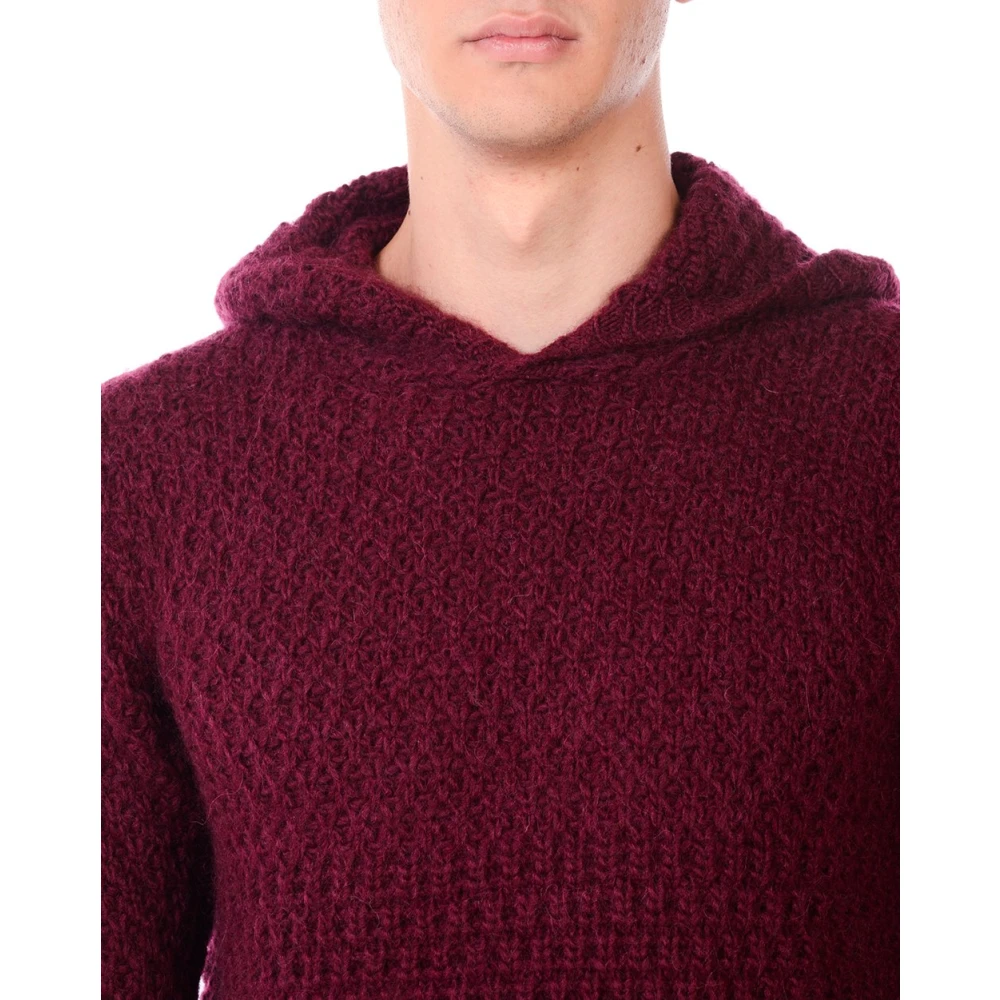 Daniele Alessandrini Tennisveld Sweater Pullover Red Heren