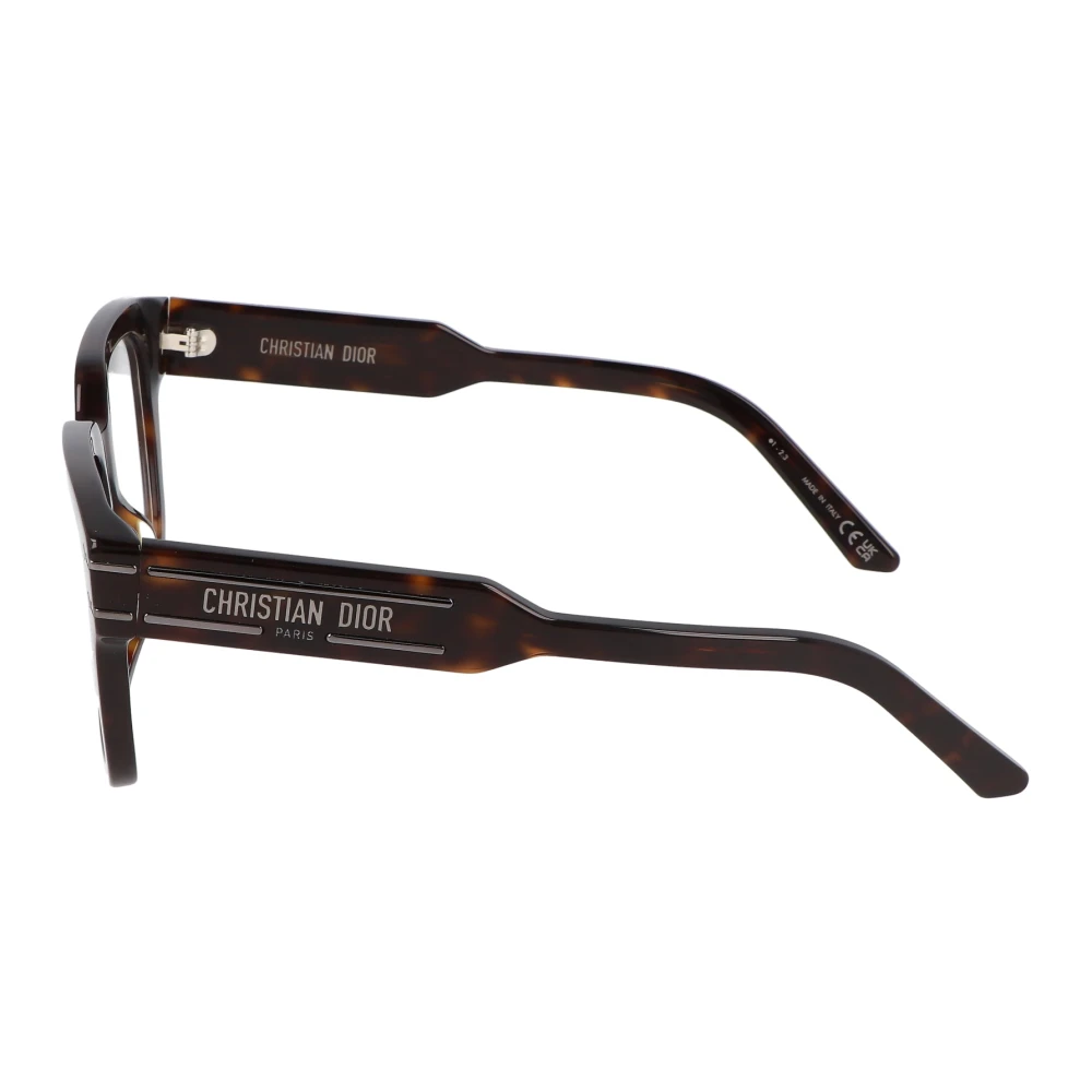 Dior Handtekening Vierkante Bril Brown Unisex