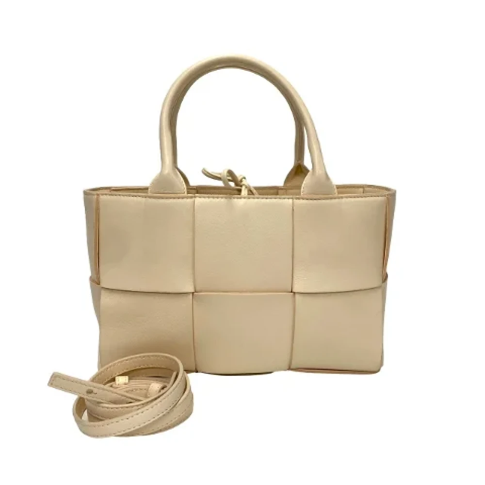 Bottega Veneta Vintage Pre-owned Leather handbags Pink Dames