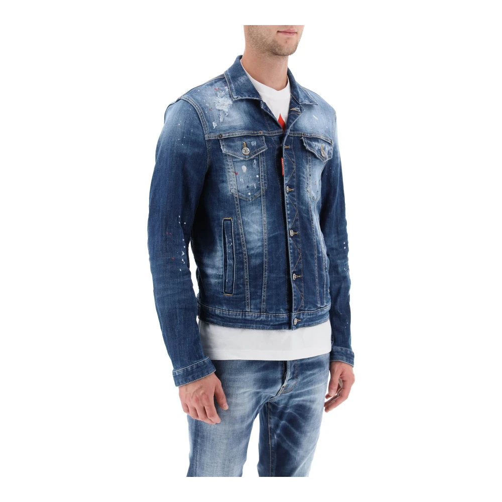 Jackets > Denim Jackets - - Dsquared2 - Modalova