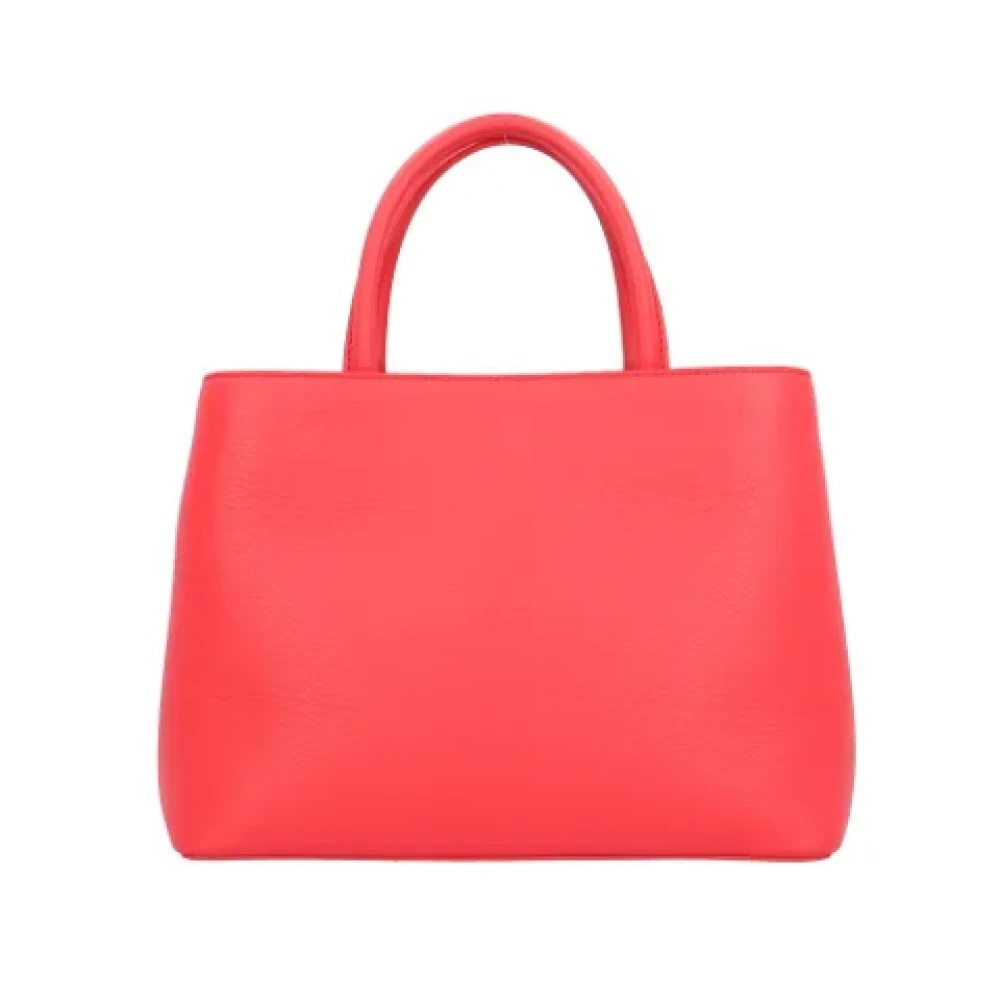 Fendi Vintage Pre-owned Leather shoulder-bags Red Dames