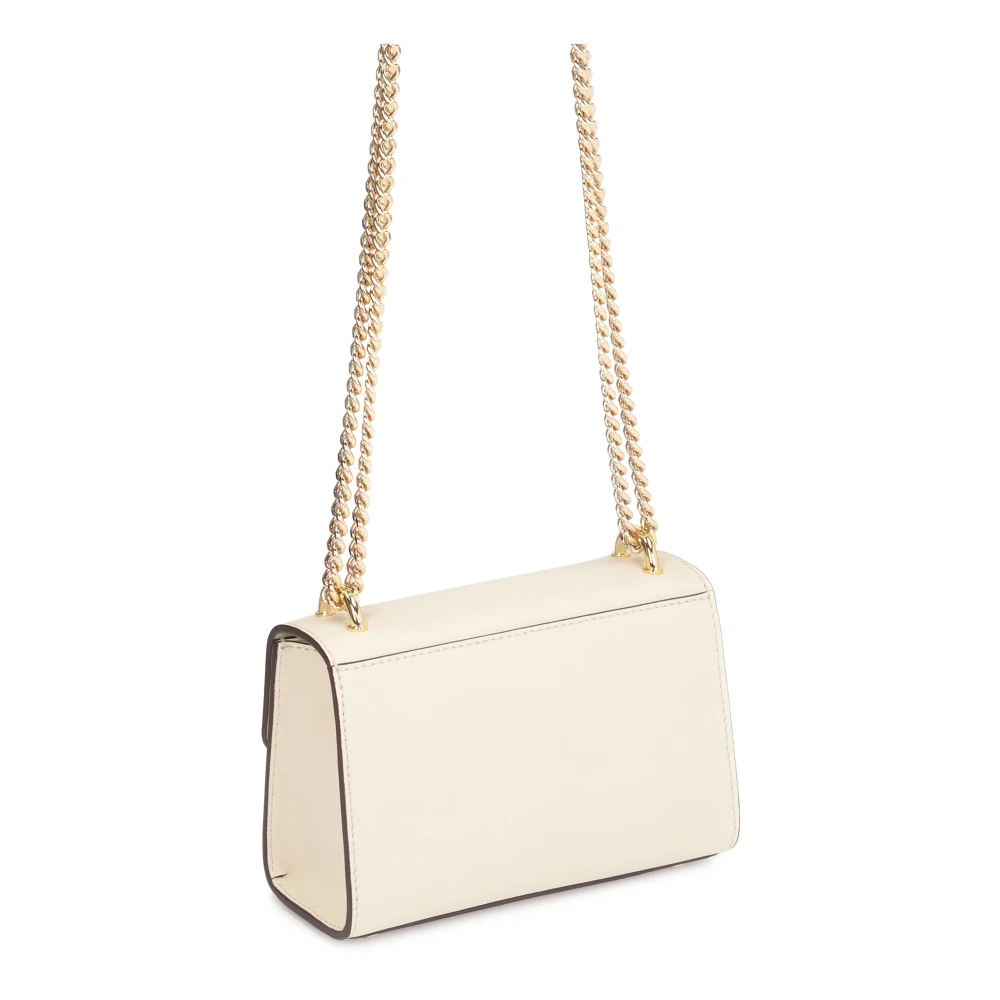 Kazar Elegante graanleren tas om over de schouder te dragen Beige Dames