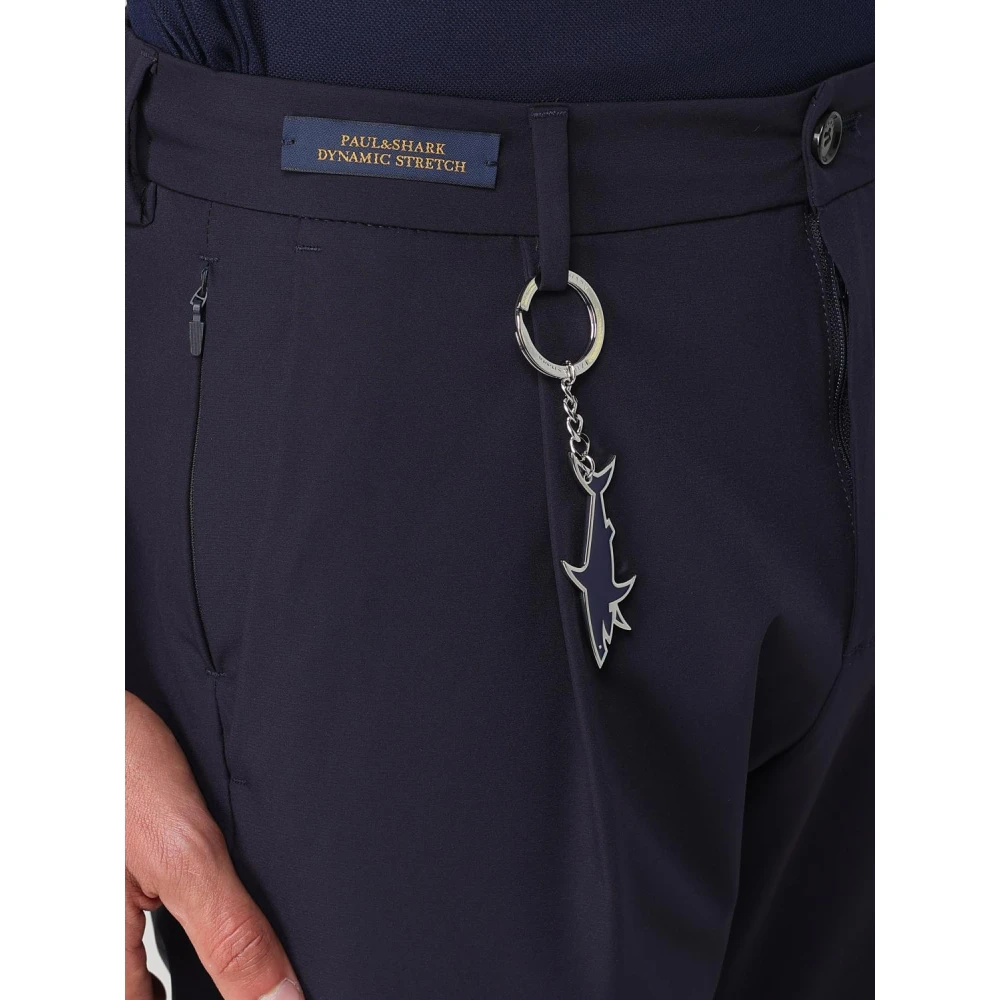 PAUL & SHARK Blauwe Stijlvolle Broek Blue Heren
