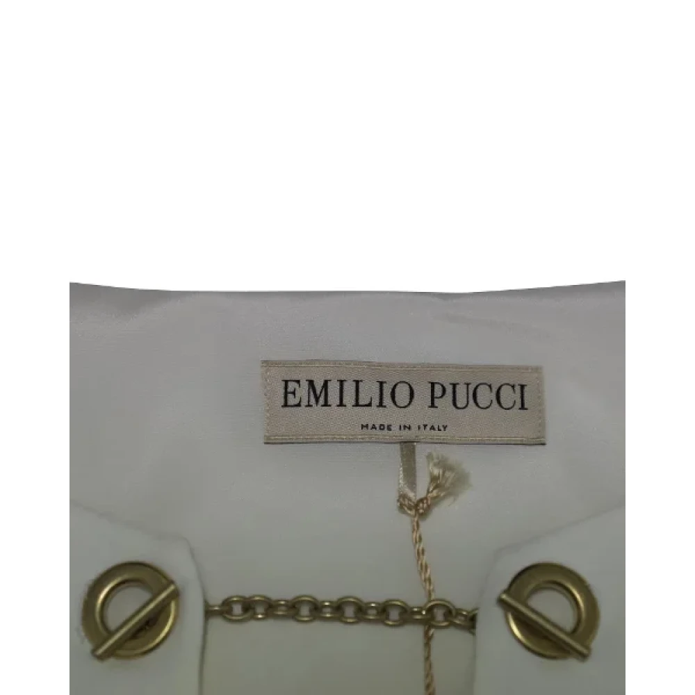 Emilio Pucci Pre-owned Silk dresses White Dames