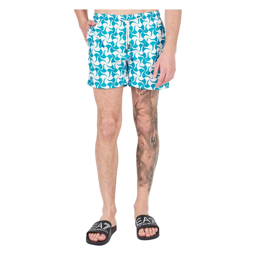 Peninsula Mediterrane Stijl Zwemkleding Groen Blue Heren