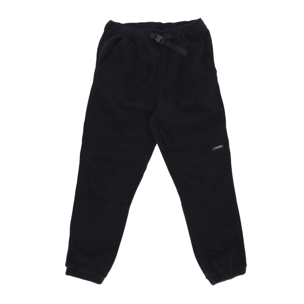 Carhartt WIP Zwarte Sweatpants met Polartec Fleece Black Heren