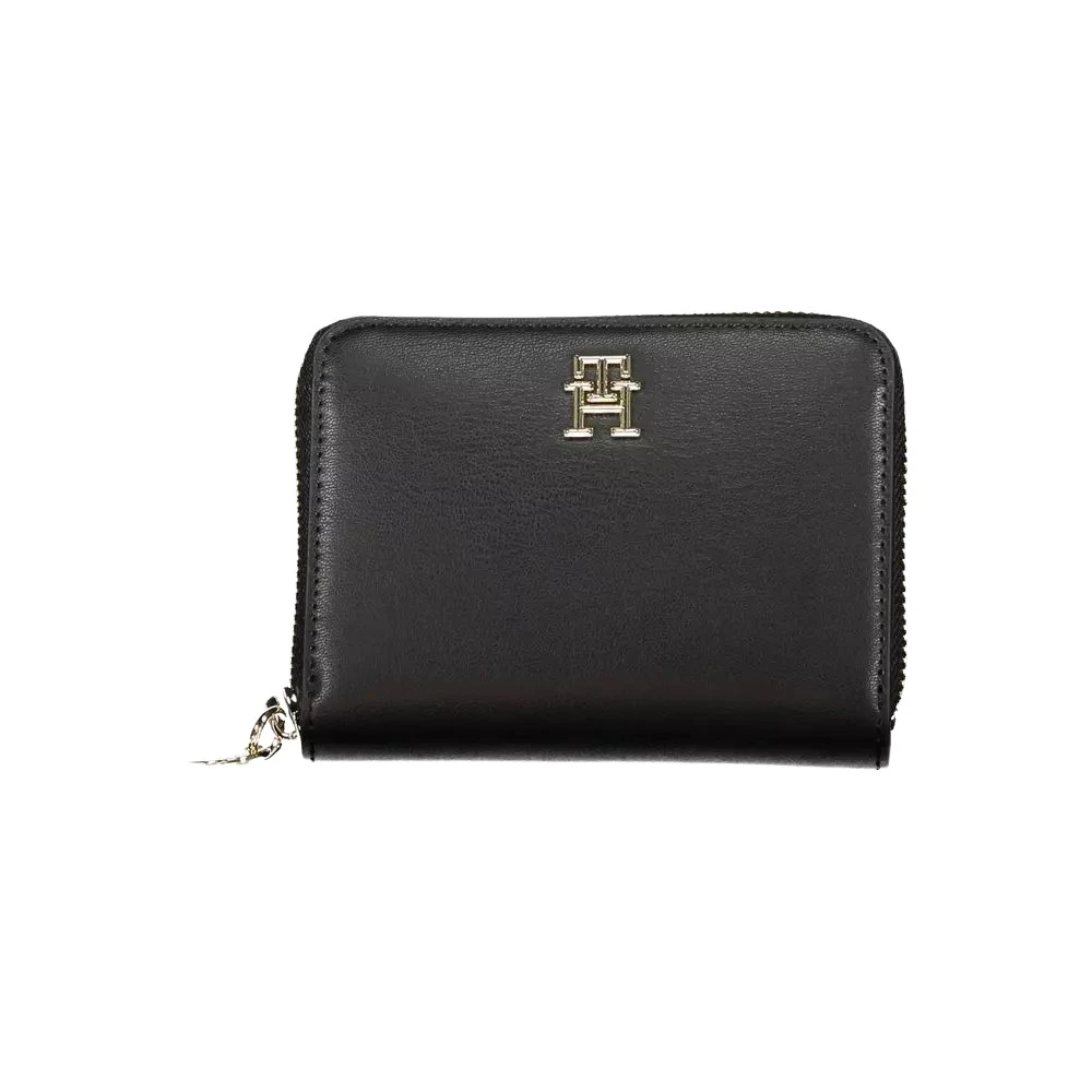 Tommy Hilfiger Women's Black Wallets & Cardholders, One Size, Polyethylene Wallet