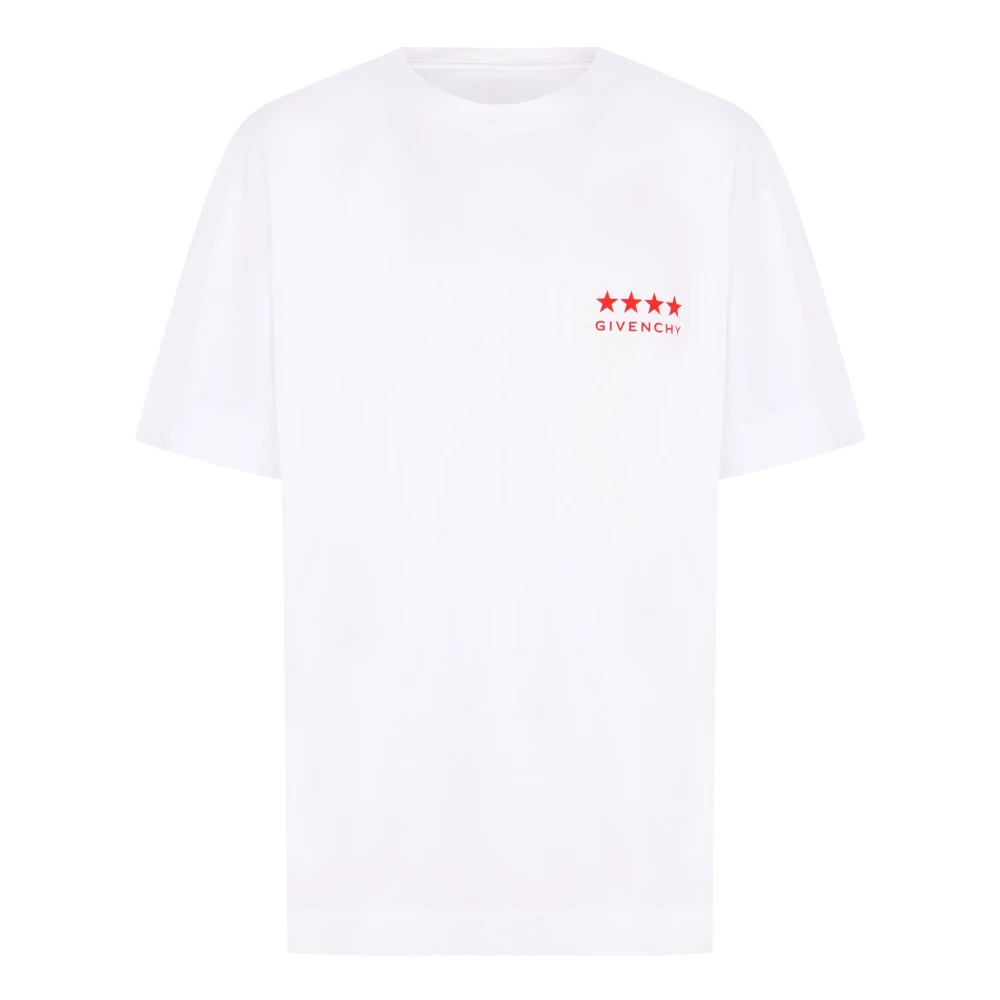 Givenchy Men's White T-Shirts, S, 4G Cotton T-Shirt