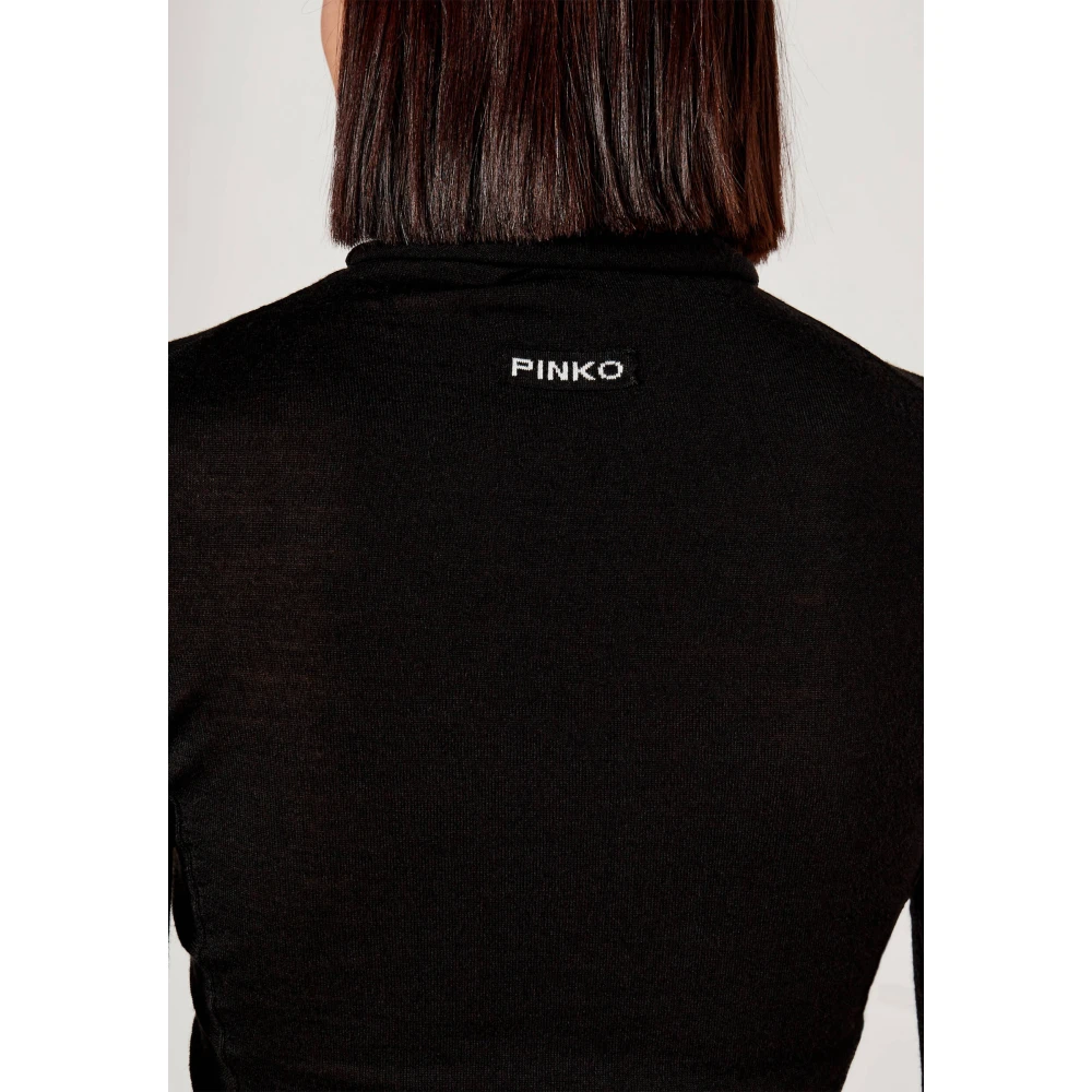 pinko Stijlvolle Breiwerk Collectie Black Dames