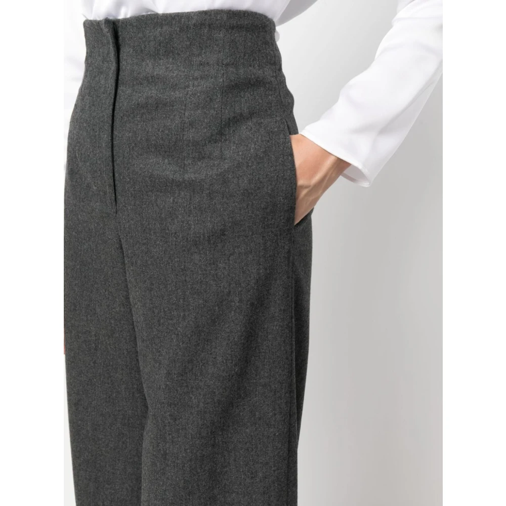Emporio Armani Grijze Casual Broek voor Mannen Gray Dames