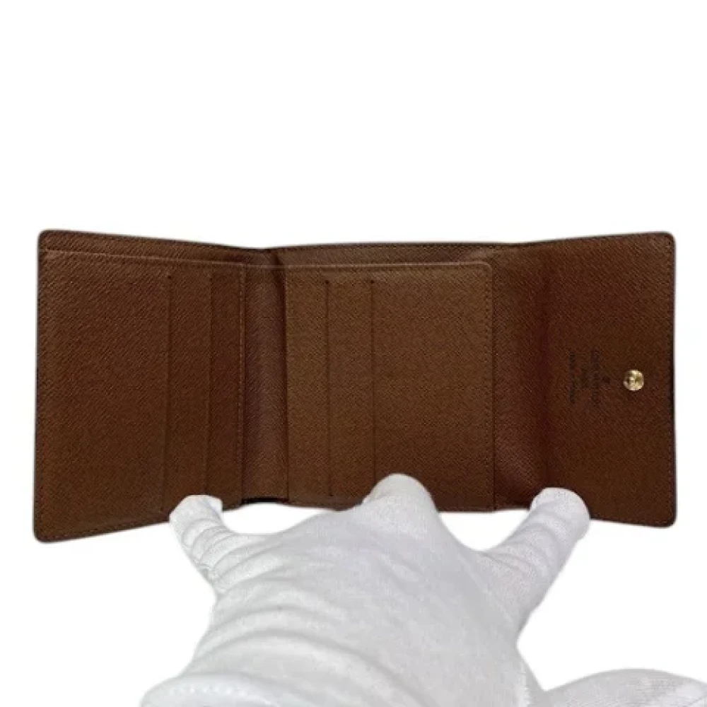 Louis Vuitton Vintage Pre-owned Canvas wallets Brown Dames